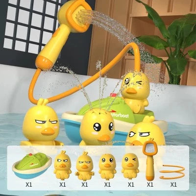 Jouets de bain à jet de canard