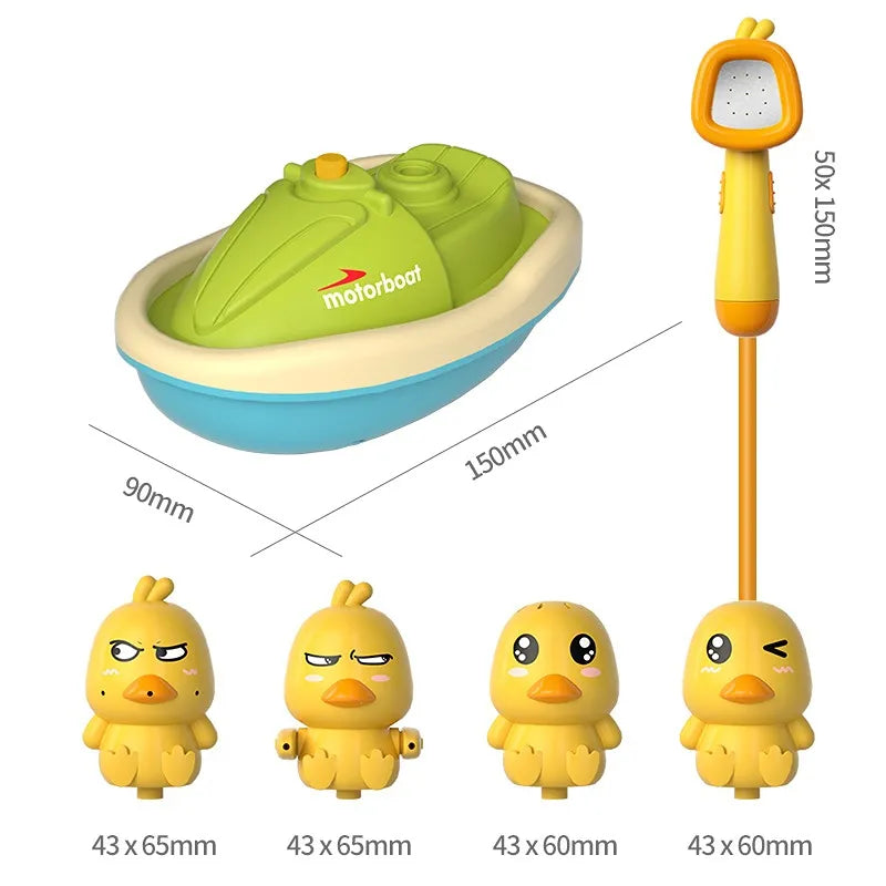 Jouets de bain à jet de canard