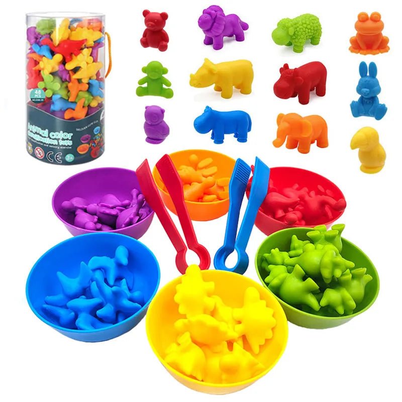 jouet Montessori éducatif sensoriel pour le comptage et le tri - Mykiddokids.com
