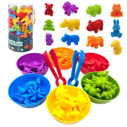 jouet Montessori éducatif sensoriel pour le comptage et le tri - Mykiddokids.com