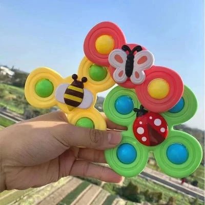 SPINNER POUR BÉBÉ | PACK DE 3 JOUETS - Mykiddokids.com